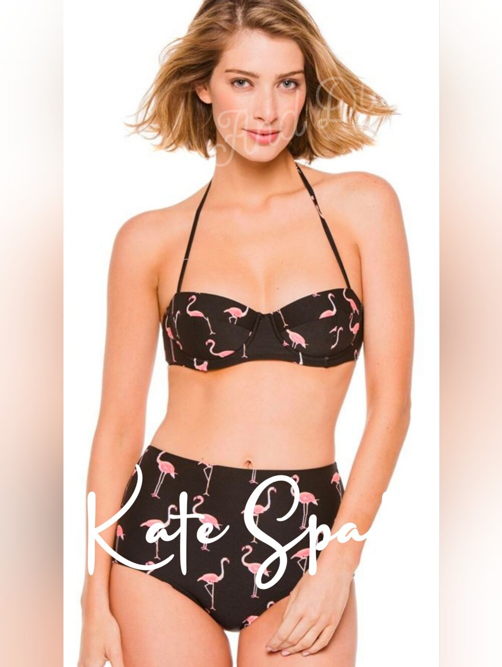 Kate Spade New York Playa Flamingo Bikini Top